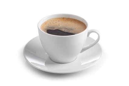 A warm cup of coffee.